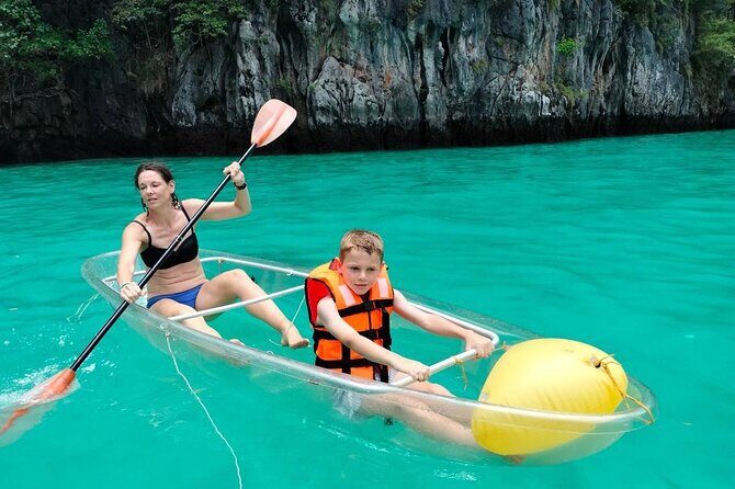 2x Snorkelling Phi Phi, Maiton, Maya Bay, khai islands tour - Pileh Bay Snorkeling: The Emerald Lagoon Moment