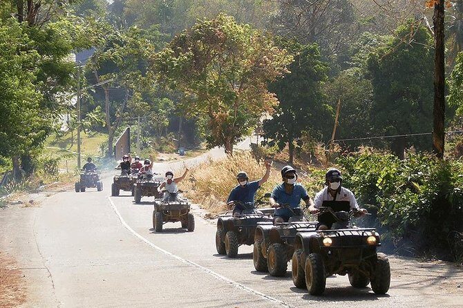ATV Riding and Zipline Adventure Tour From Phuket - Zipline in the jungle: the 18-stage course and the viewpoint moments