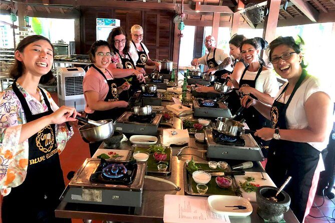 Blue Elephant Thai Cooking Class with Additional Dessert in Phuket - Practice room at 3:00: your own wok, real cooking techniques, and instructor support