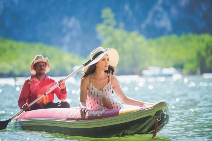 From Phuket: James Bond and Phang Nga Bay Tour by Speedboat - Khao Phing Kan: shopping time with more limestone views