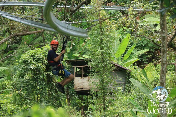 Hanuman World Phuket Round Trip Transfer Extra Zone - Arriving and harness-up at the Hanuman World meeting point