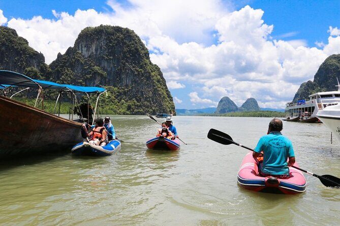 James Bond Island and Phang Nga Bay Tour + Canoeing By Speedboat From Phuket - Thalu Mountain kayaking: cave-channel time you only get by canoe