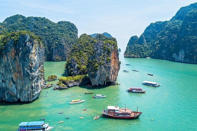 Phang Nga Bay Day Trip to Panak and James Bond Island by Speedboat from Phuket - Ko Panyi (Panyee): Lunch in a Village Built Over Water