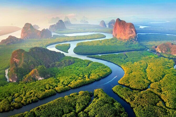 Phang Nga Bay Sea Cave Canoeing & James Bond Island by Big Boat - From Phuket pickup to Ao Po Pier: how the day flows