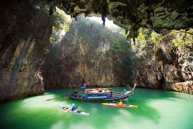 Phang Nga National Park Sea Kayak Adventure - Getting there: minivan + ship to the bay, with a realistic timing window