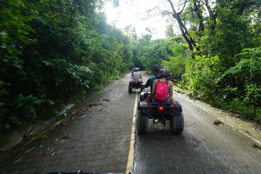 Phuket Paradise Adventure: Zipline, ATV Adventure - First come the pickup van, then the Phuket Paradise switch flips