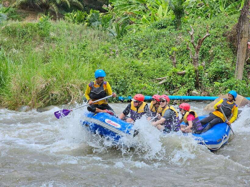 Phuket: White Water Rafting, ATV, and Zipline Adventure - Wat Suwan Khuha Temple, aka Monkey Cave: short stop, easy culture add-on