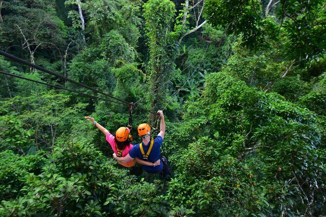 Zipline & ATV Adventure with Big Buddha Visit - ATV through the jungle: expect mud, then keep grinning